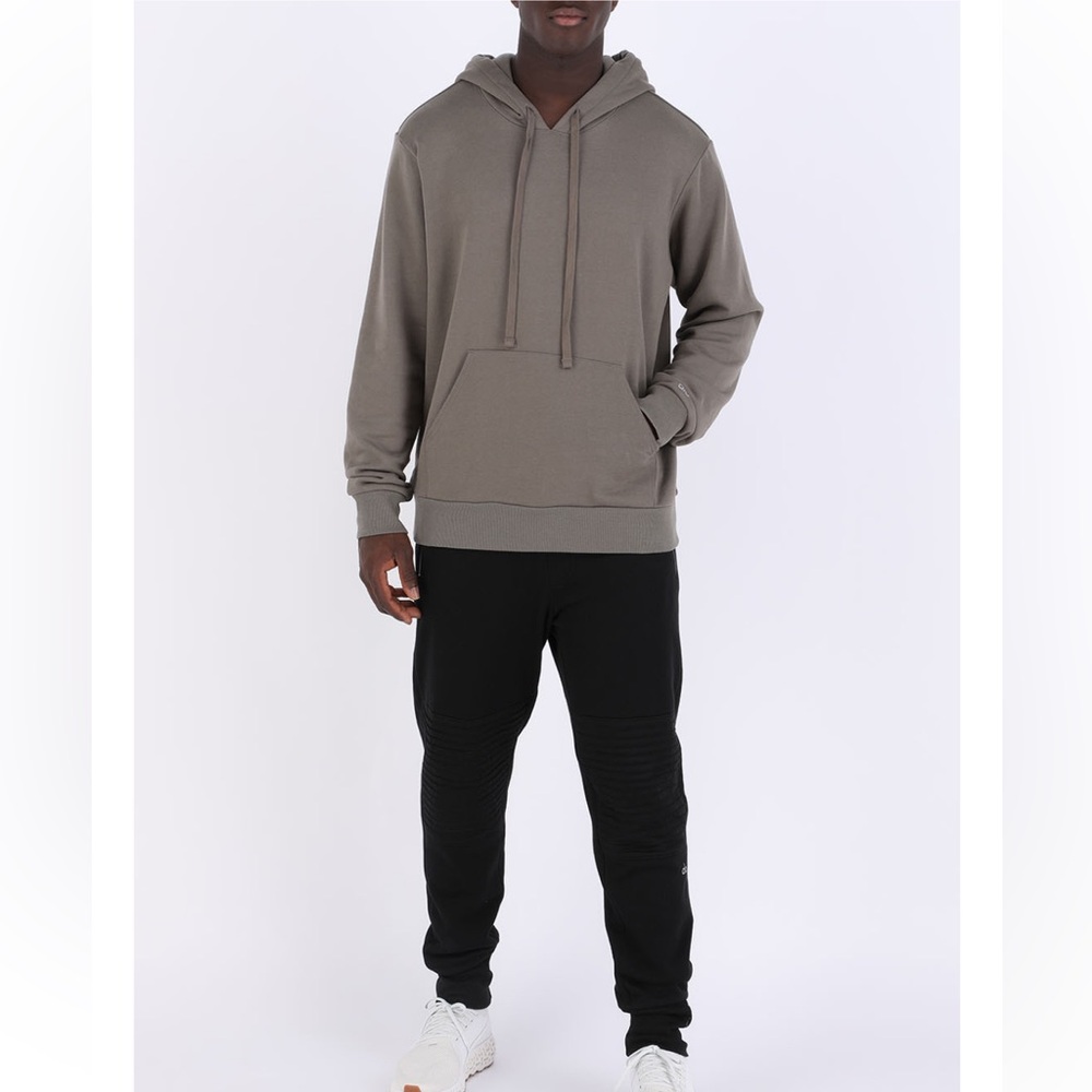 Alo Men’s Caliber Hoodie in Olive Branch Size M - Picture 8 of 12